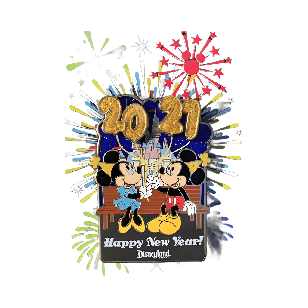 Happy New Year 2021 - Mickey & Minnie Disney pin