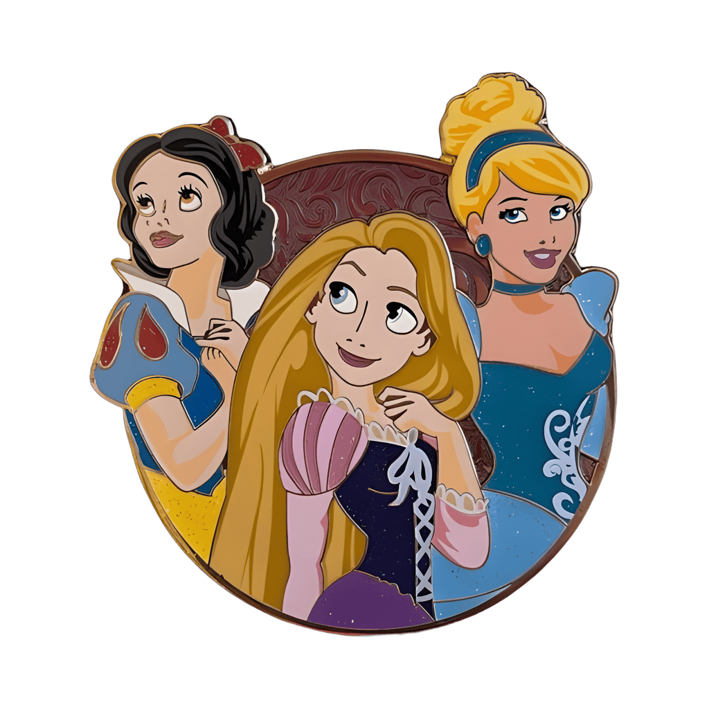 Snow White, Rapunzel, and Cinderella Disney pin