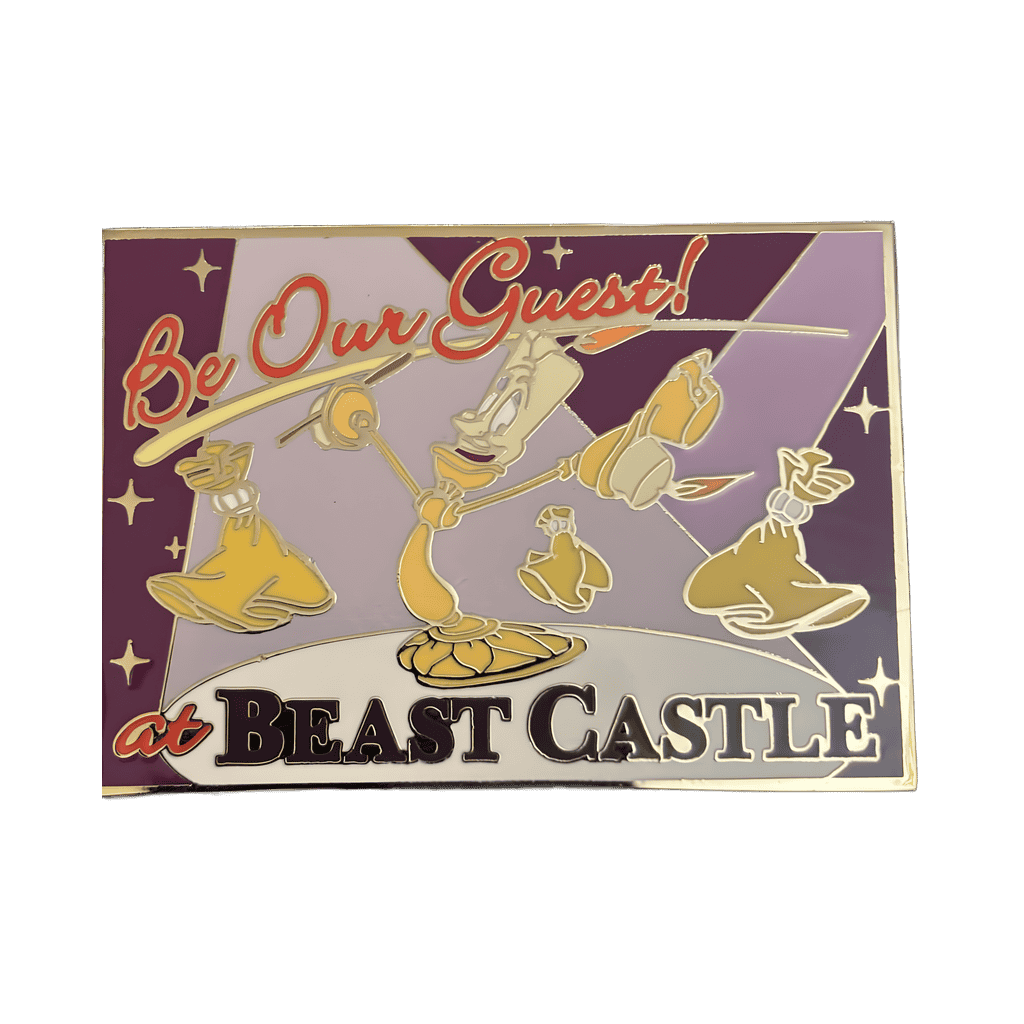 Lumiere at Beast's Castle Disney pin
