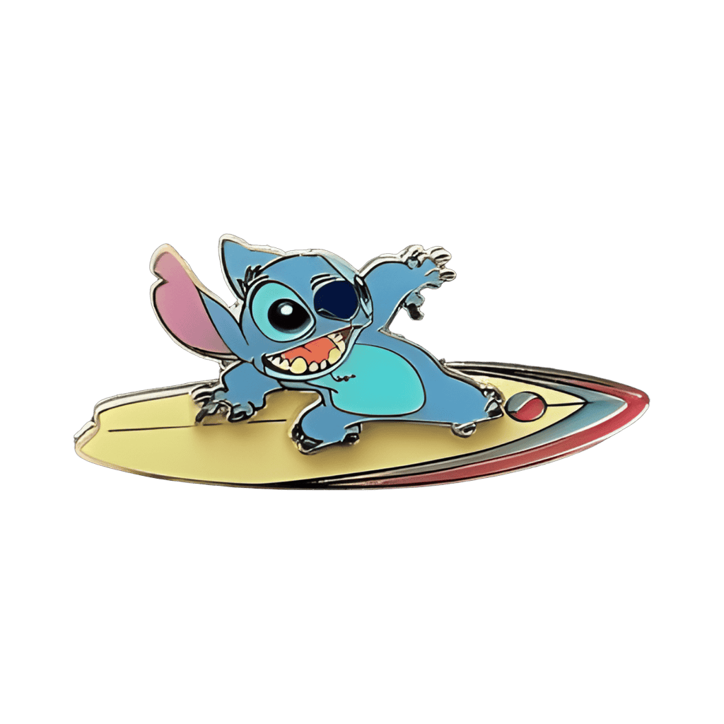 Stitch Surfing Disney pin