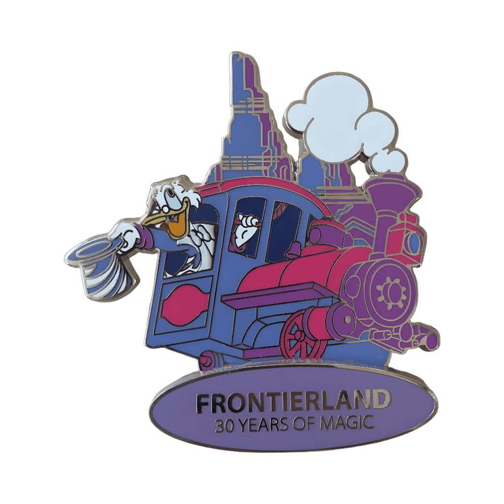 Frontierland Scrooge Disney pin