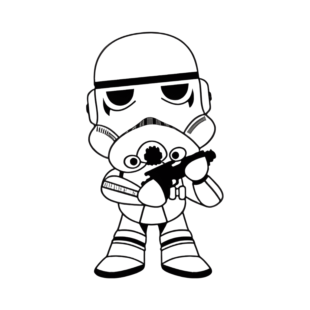 Death Star Escape Characters — Stormtrooper Disney pin