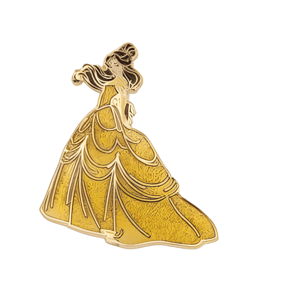 Belle in Glitter Gown Disney pin