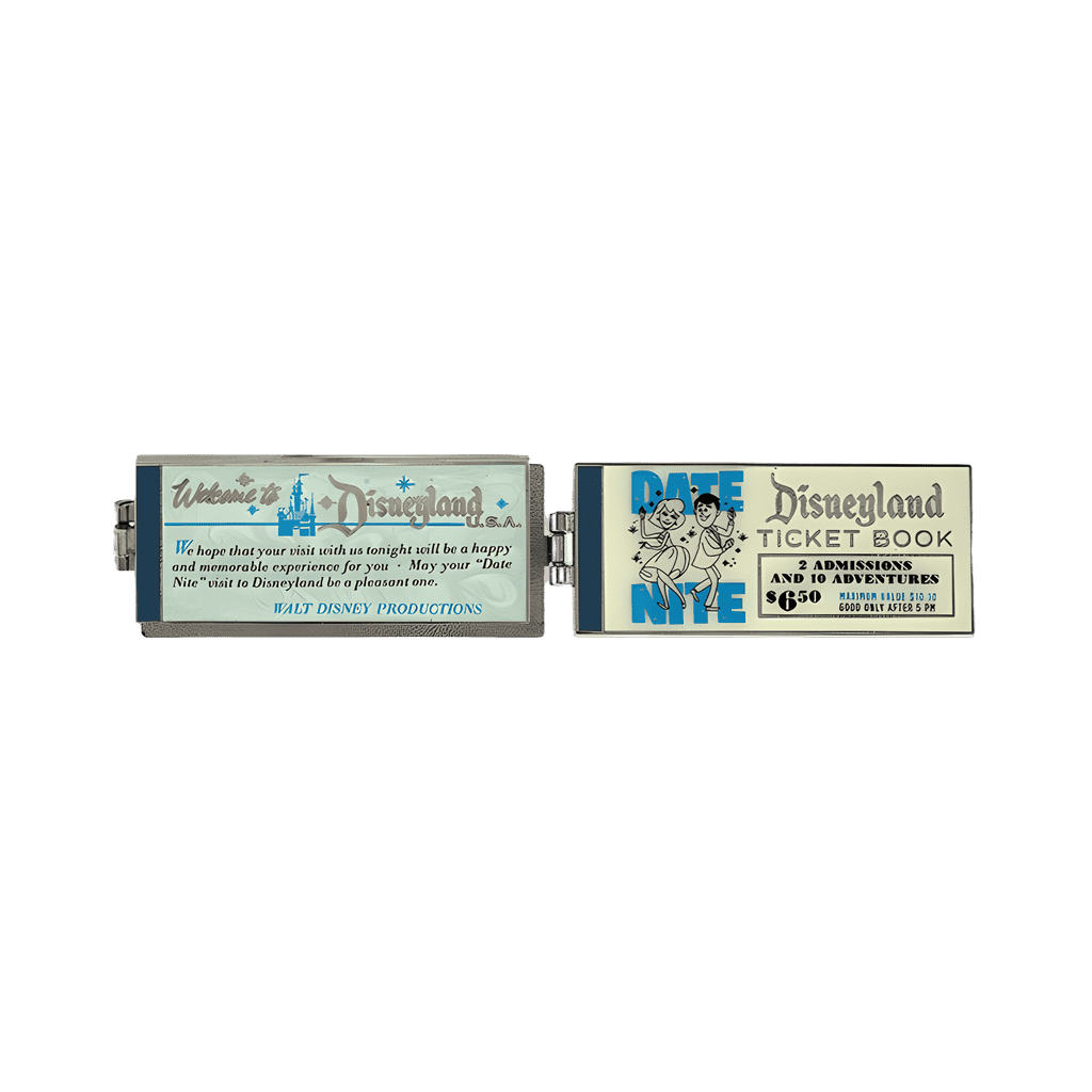 Welcome to Disneyland Hinged Ticket Book Disney pin