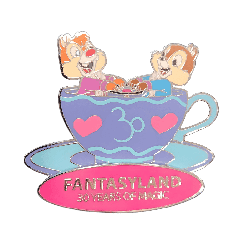 Chip and Dale Fantasyland Disney pin