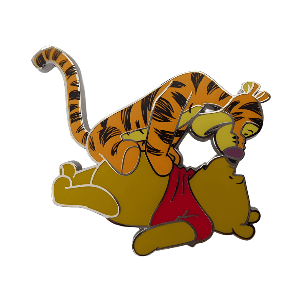 Disney Pin - Winnie the Pooh - Tigger Pouncing on Pooh Disney pin
