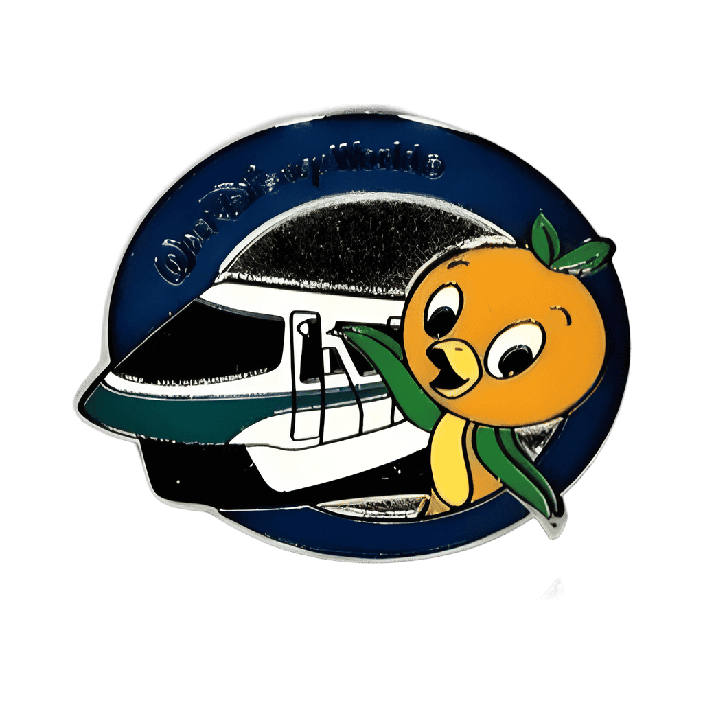 Orange Bird - Monorail Teal Disney pin