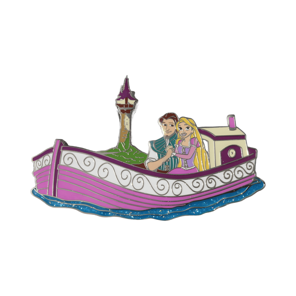 Rapunzel and Flynn Disney pin