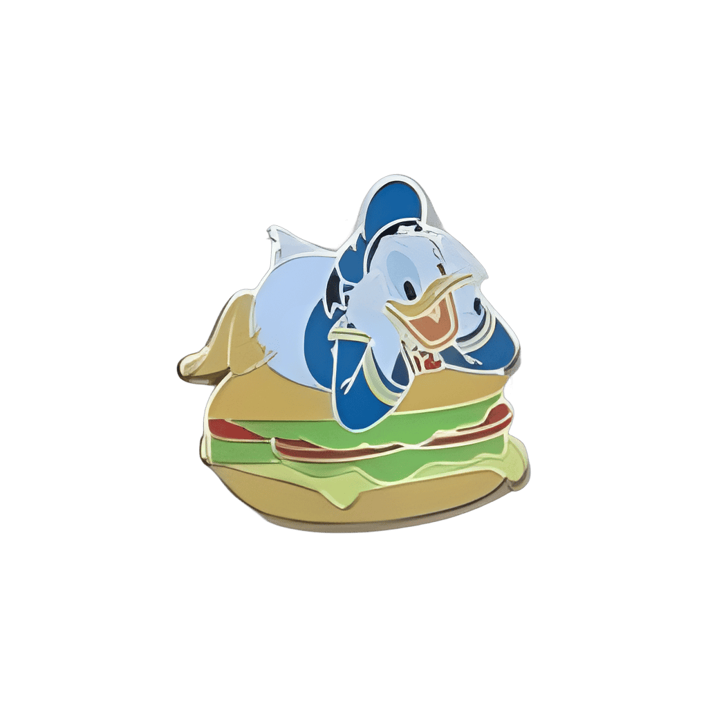 Donald Duck Hamburger Disney pin