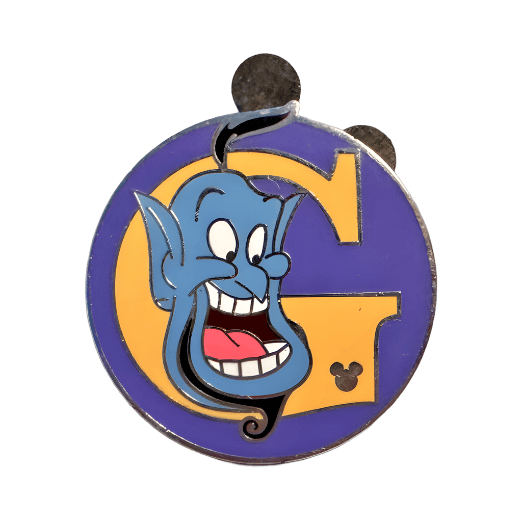 G for Genie Disney pin