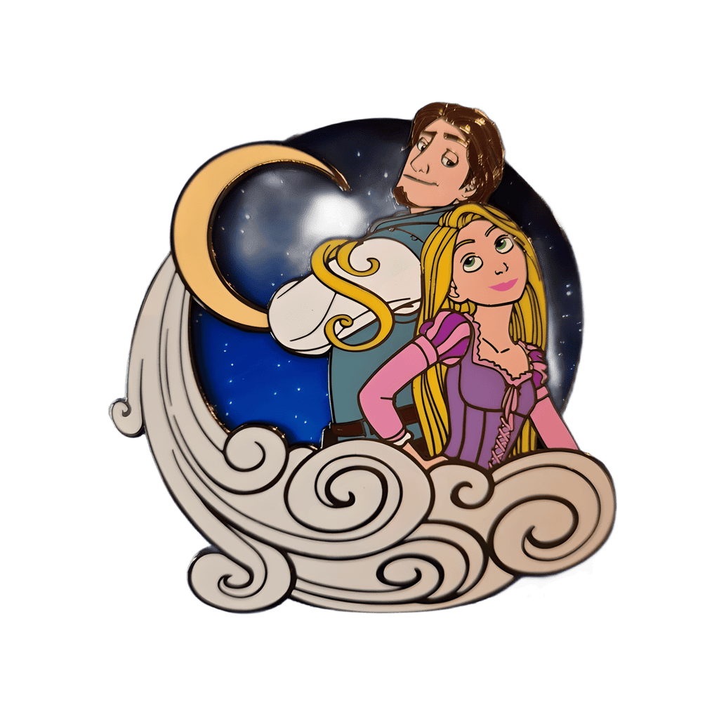 Rapunzel & Flynn Disney pin