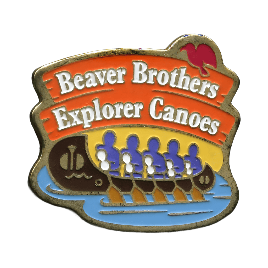 Beaver Brothers Explorer Canoes Disney pin