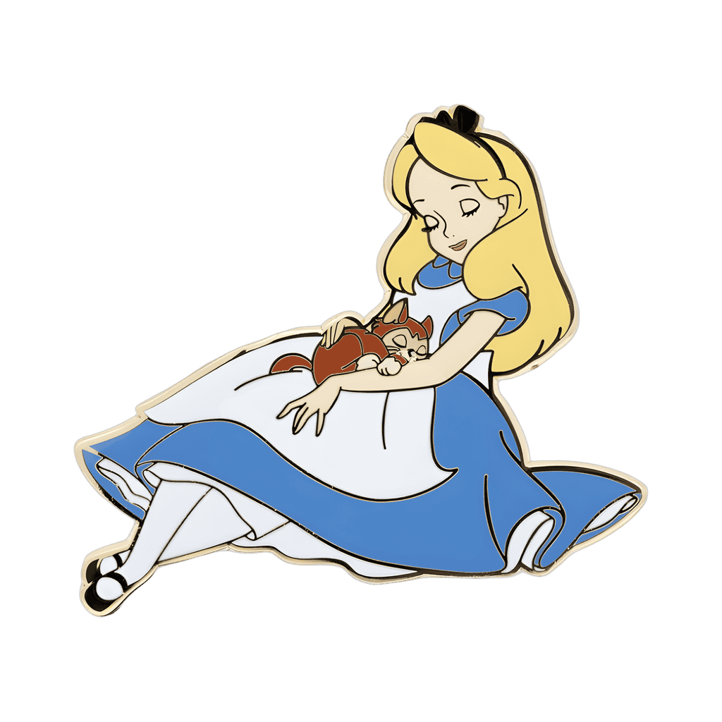 Alice in Wonderland with Dinah Disney pin