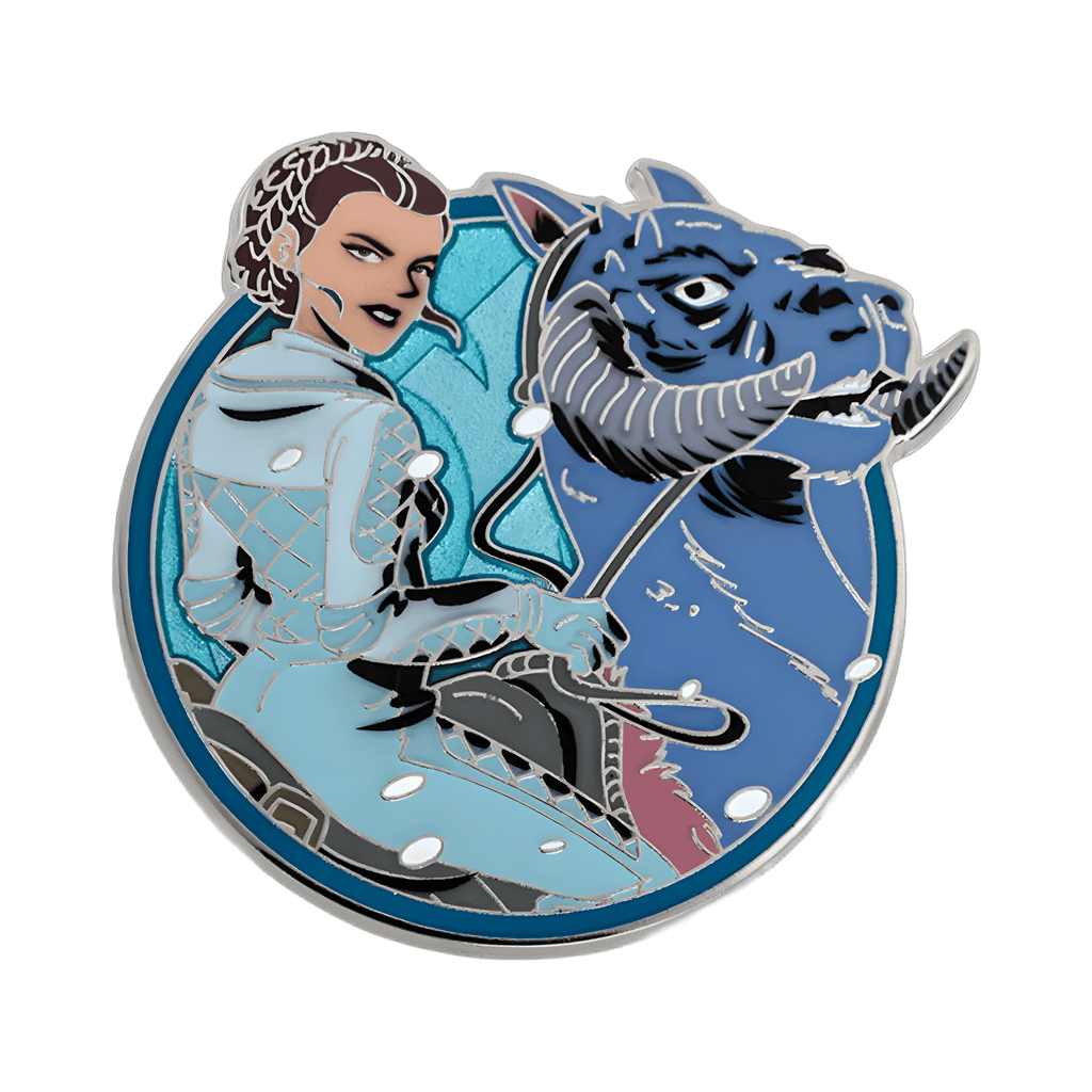 Princess Leia with Tauntaun Disney pin