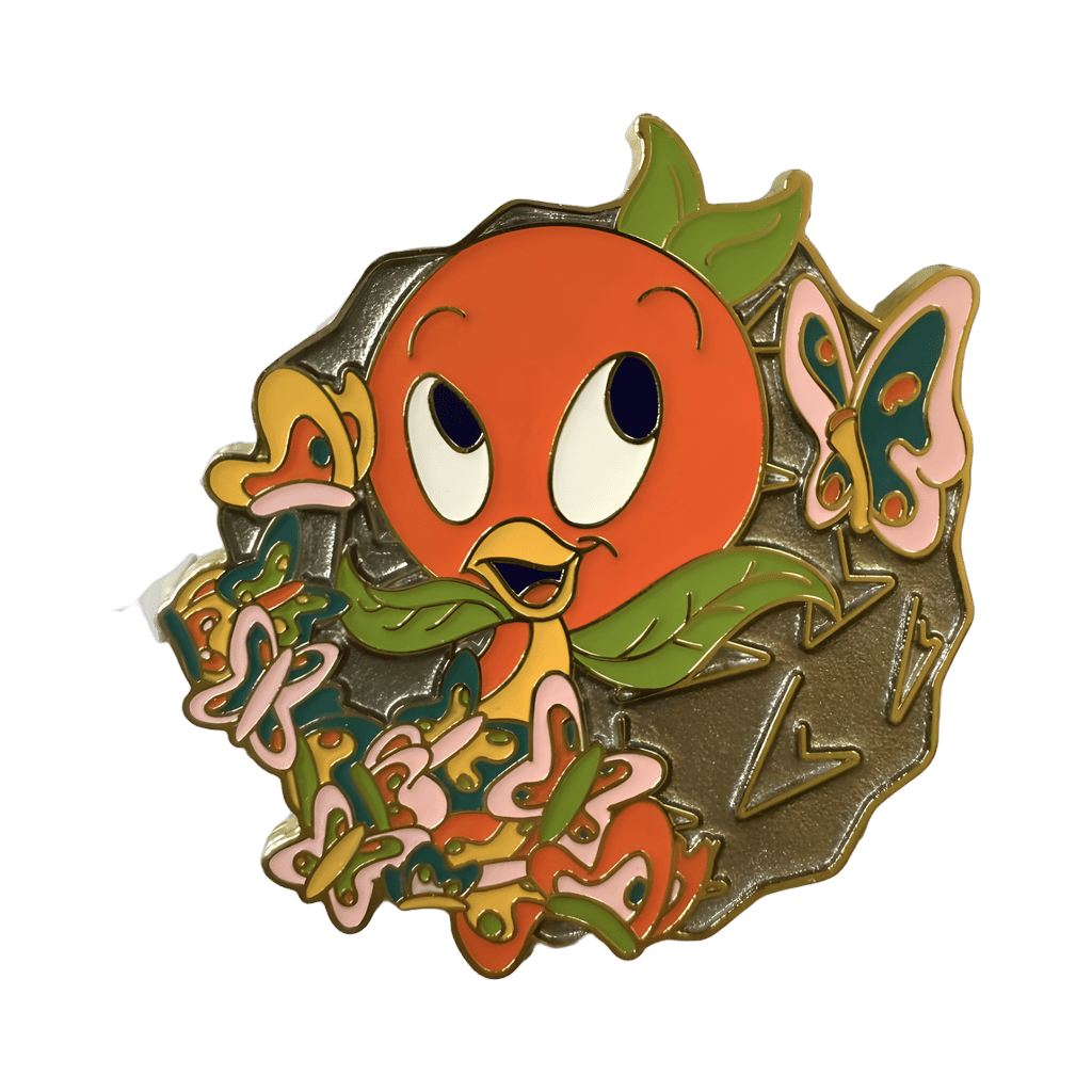Spaceship Earth Mystery Collection — Orange Bird Disney pin