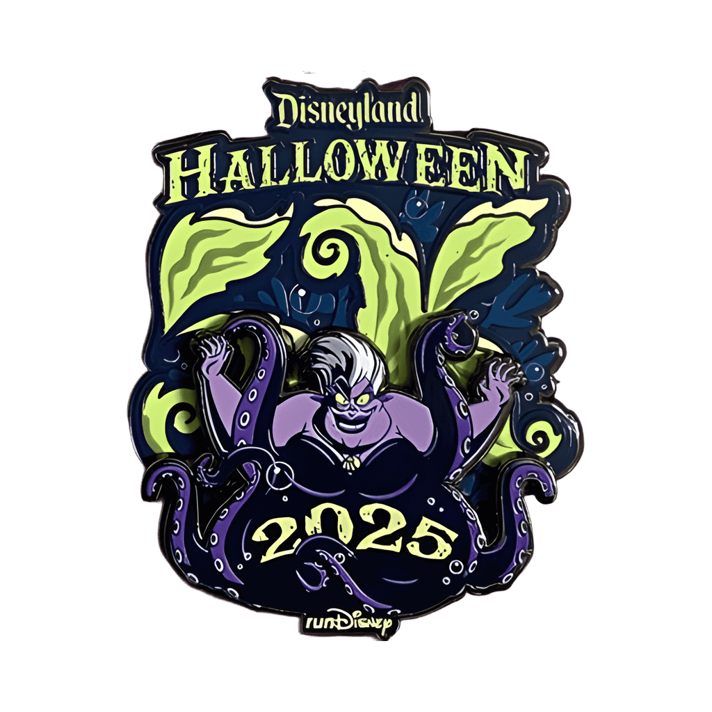 Halloween 5K - Logo - Ursula Disney pin