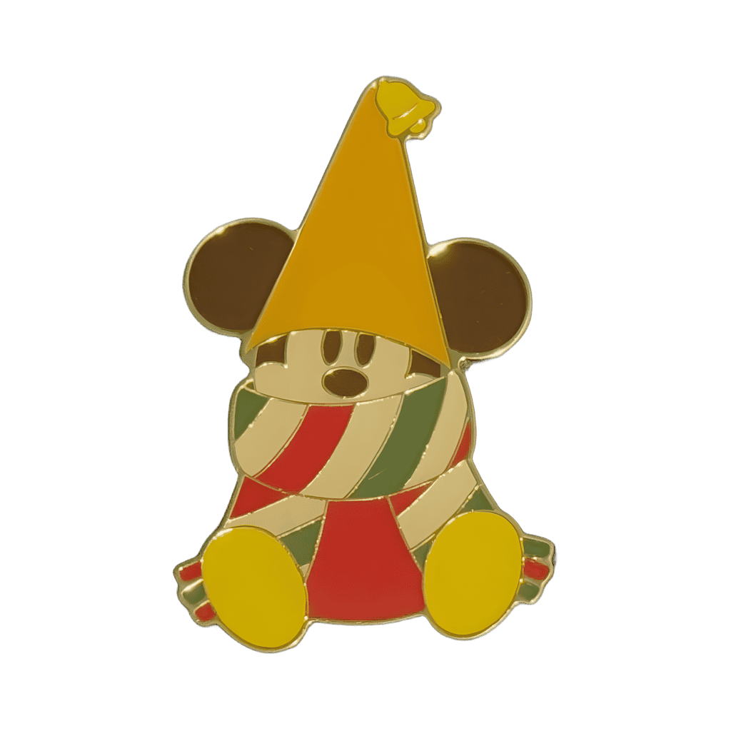 Festive Winter 2022 - Lil Ring Ring (Sitting w/ Gold Hat) Disney pin