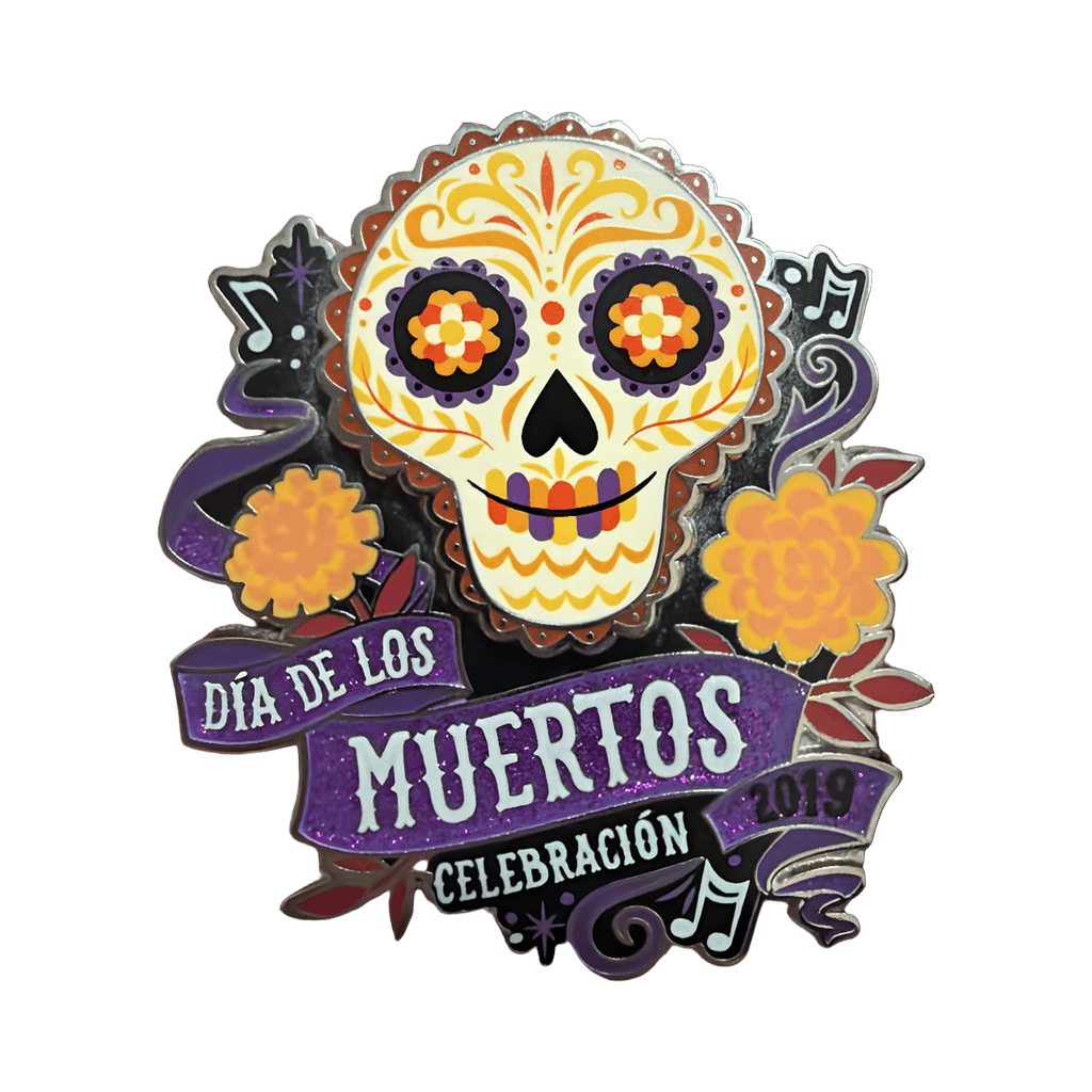 Día de los Muertos Sugar Skull Disney pin