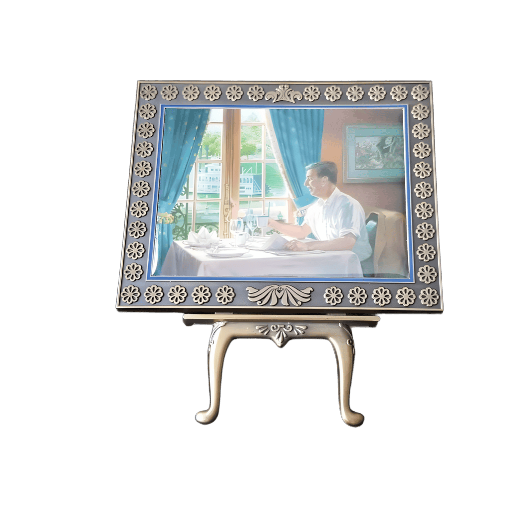Charles Boyer and Bruce Boyer Replica Painting Disney pin