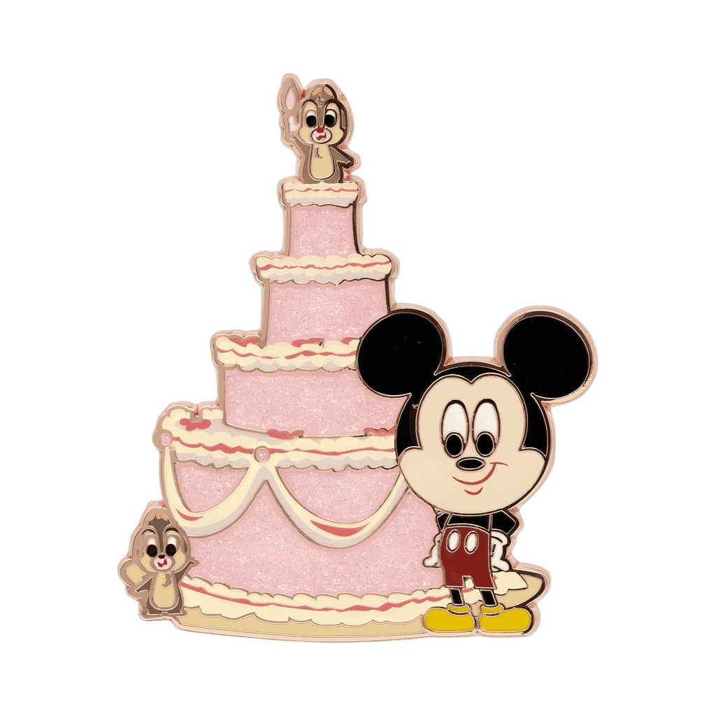 Mickey, Chip, and Dale Birthday Cake Disney pin