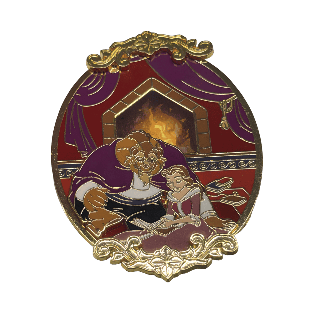 Belle And Beast by Fire Disney pin