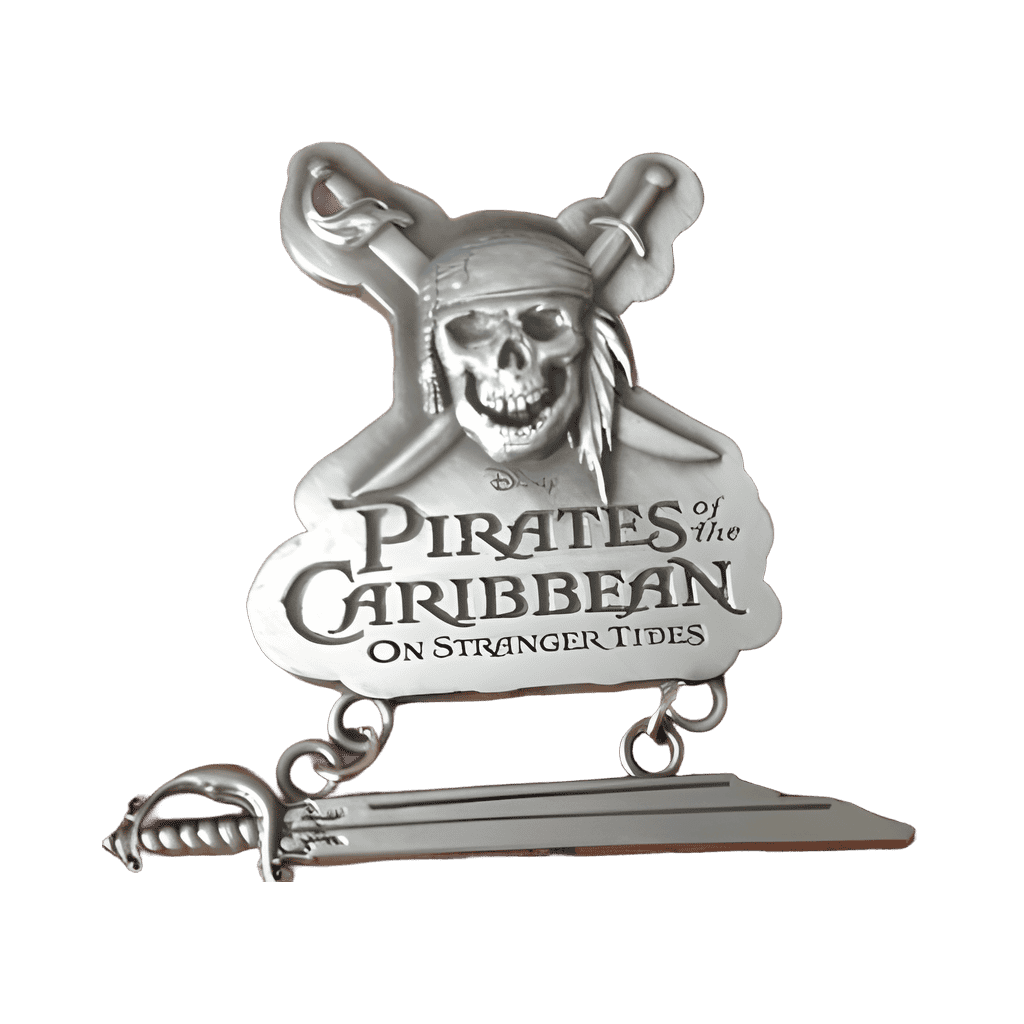 Pirates of Caribbean On Stranger Tides Logo Disney pin