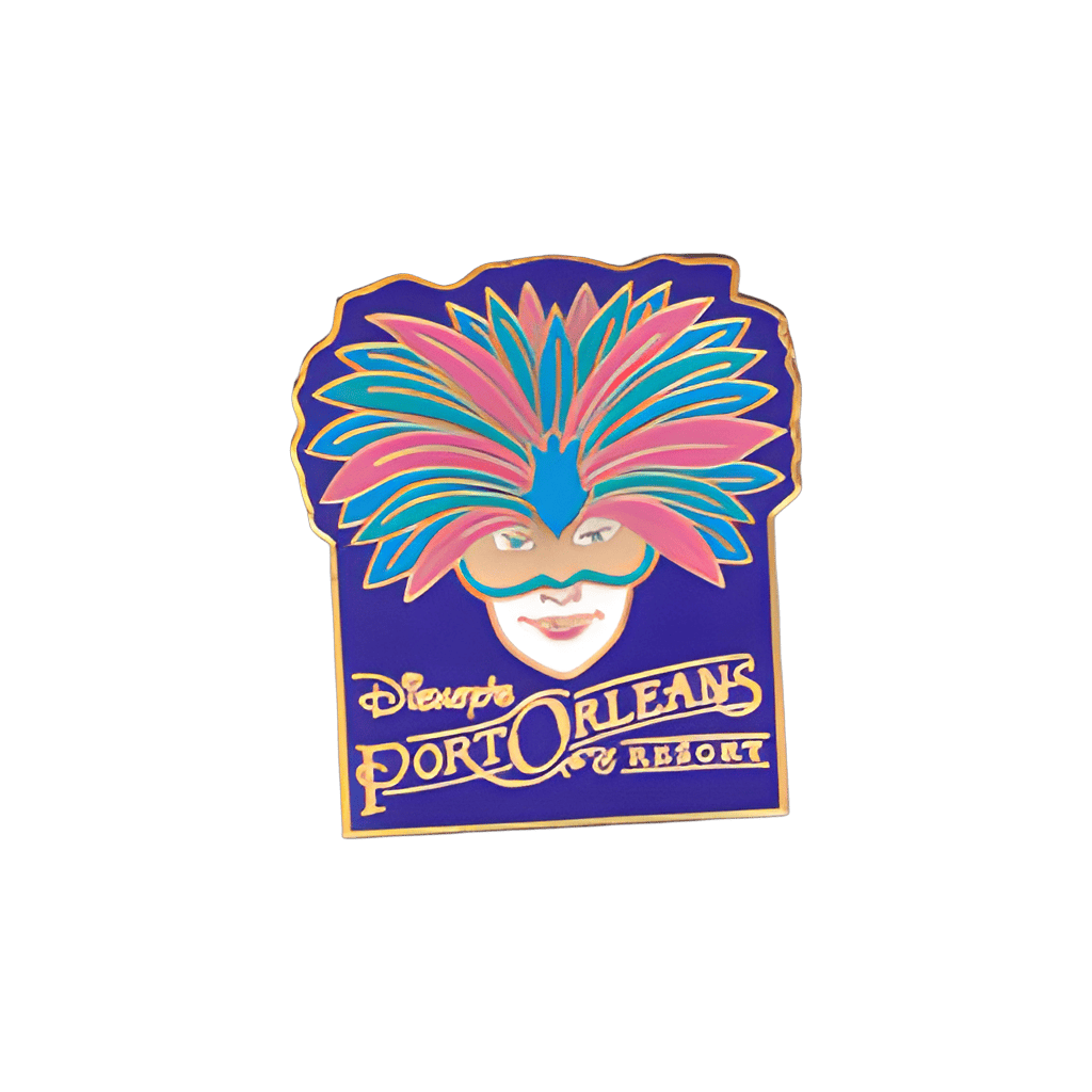 Port Orleans Resort Mardi Gras Party Mask Disney pin