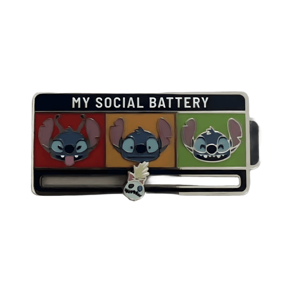 My social battery - Stitch Disney pin