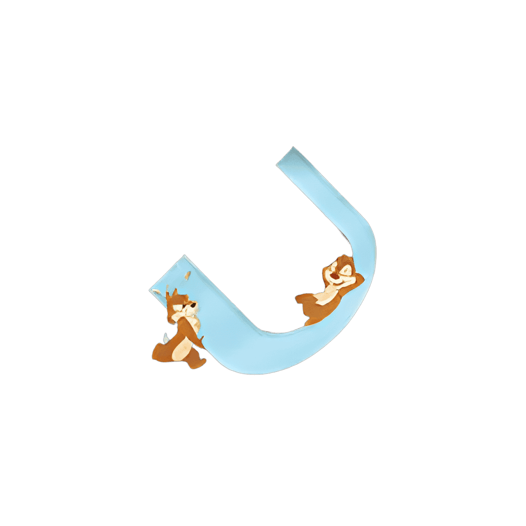 U - Chip & Dale Disney pin