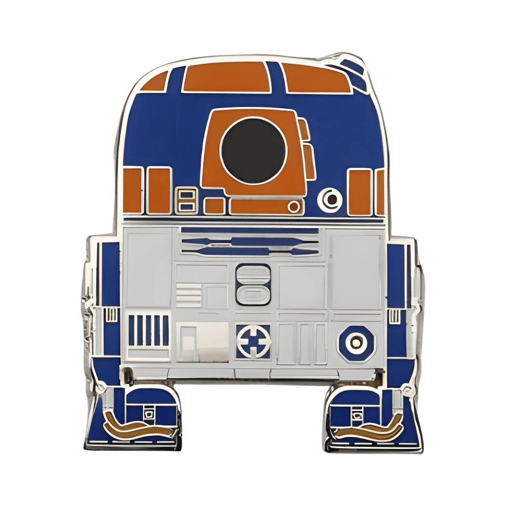 Orange and Blue Disney pin