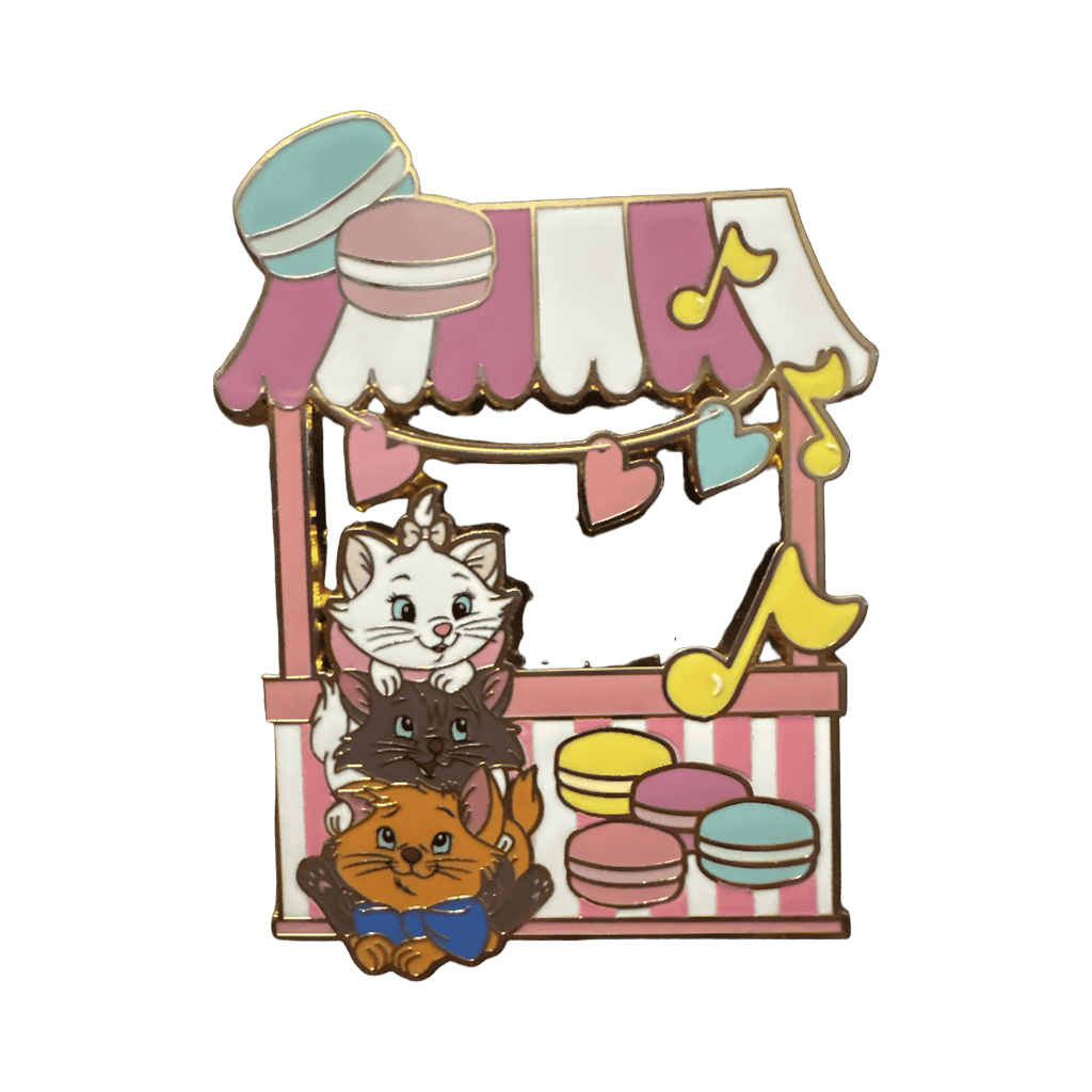 Aristocats Cats and Dogs Stand Disney pin