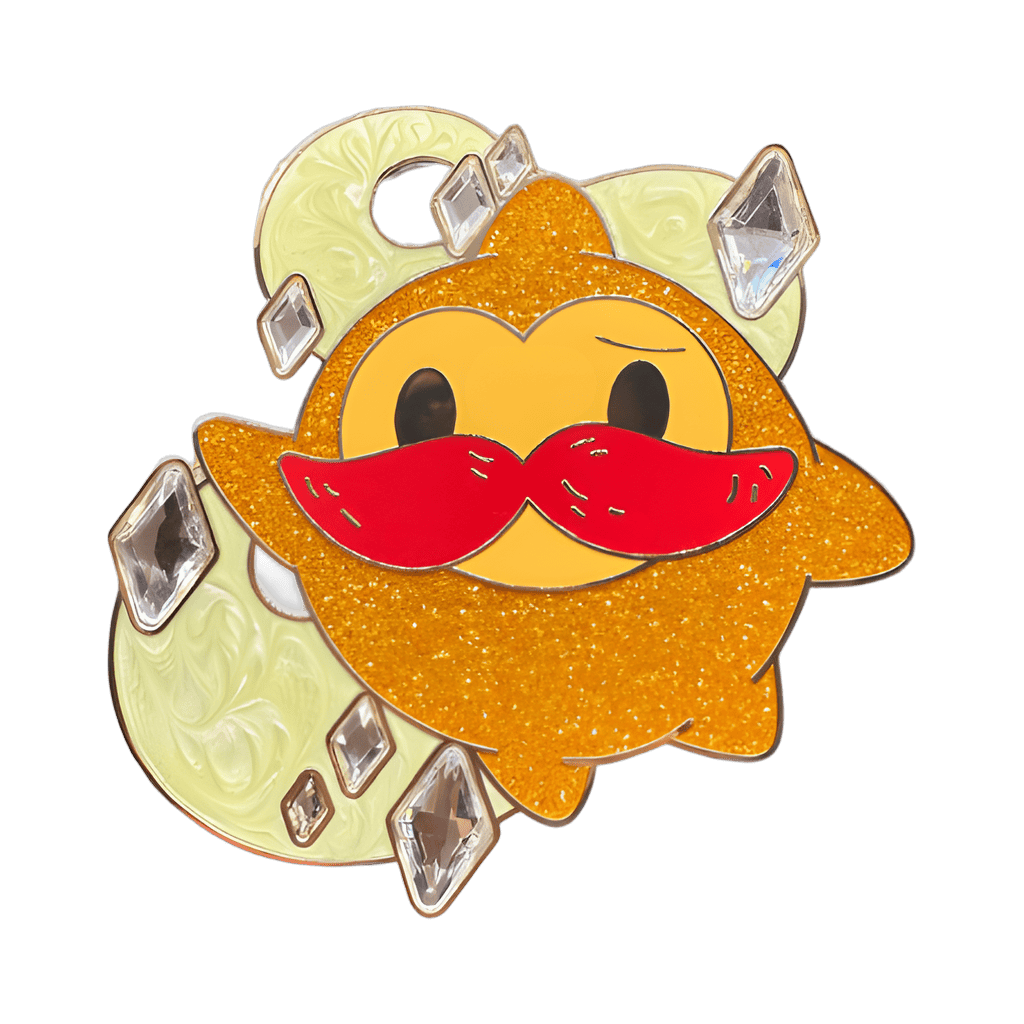 Wish Mustache Disney pin