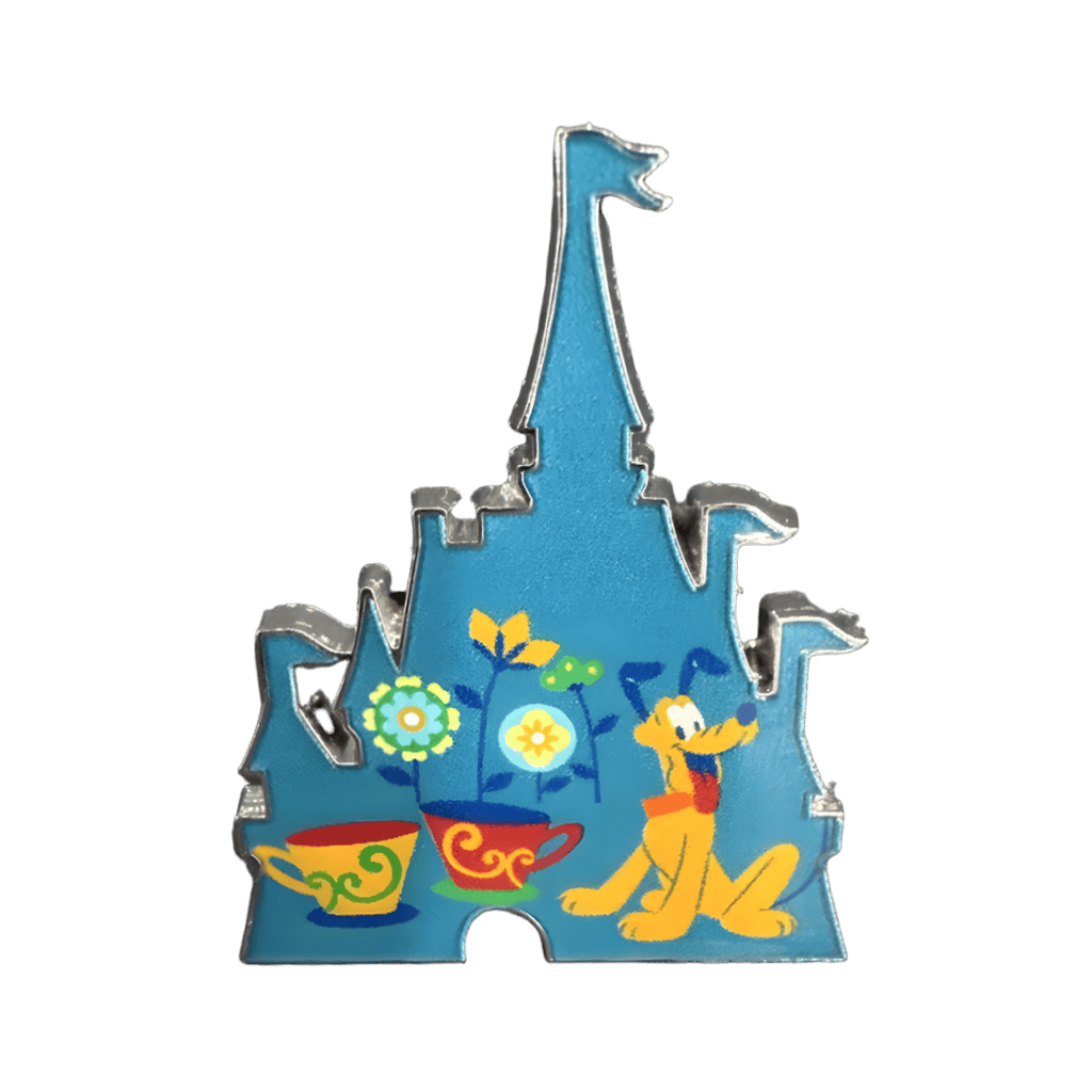 Pluto at Alice's Tea Party Disney pin