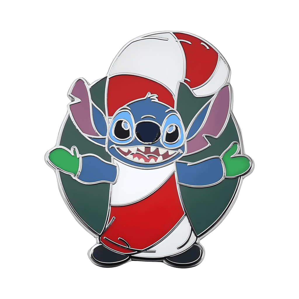 Candy cane Stitch Disney pin