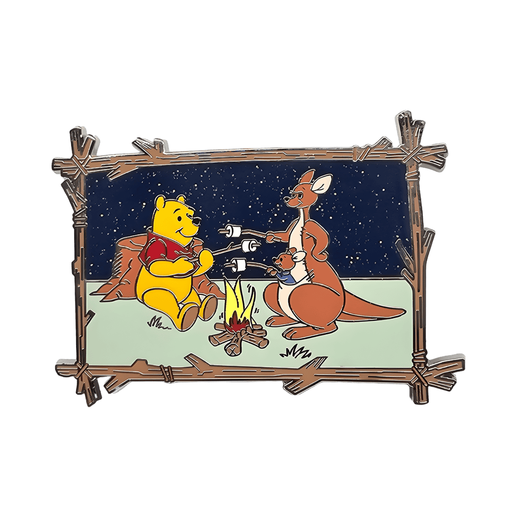 Winnie the Pooh, Kanga & Roo Campfire Disney pin