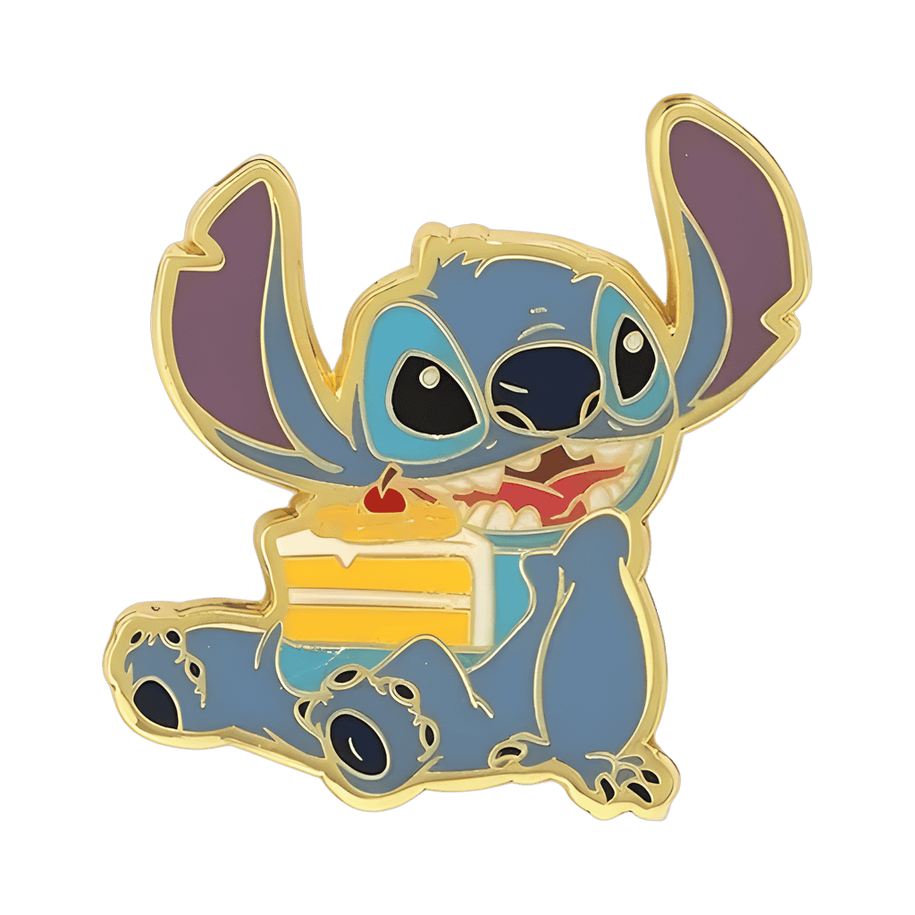 Stitch and cake Disney pin