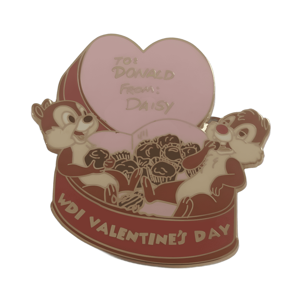 Chip dale Valentine 2008 Disney pin