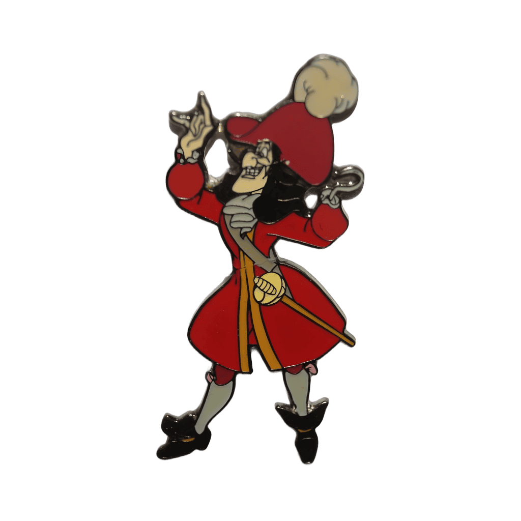 Captian Hook Disney pin