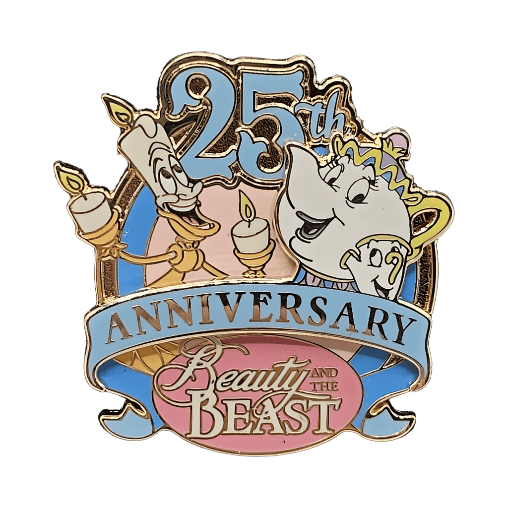 Beauty and The Beast - 25th Anniversary Disney pin
