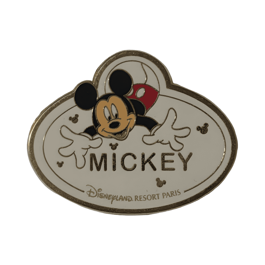 Mickey Cast Member Tag Disney pin