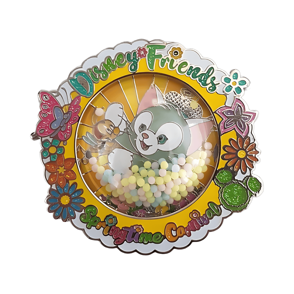 Gelatoni and Spike the Bee Bubble Shaker Disney pin