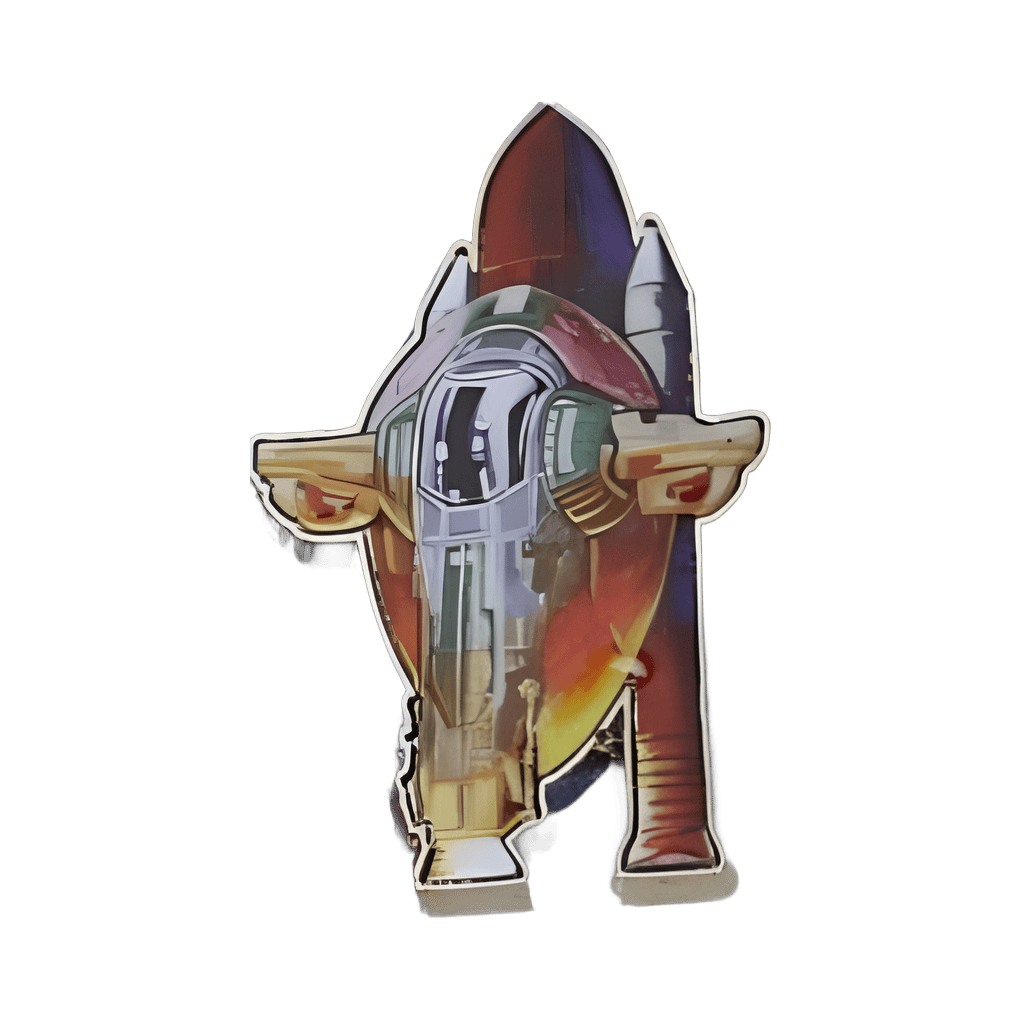 Boba Fett Slave 1 Disney pin