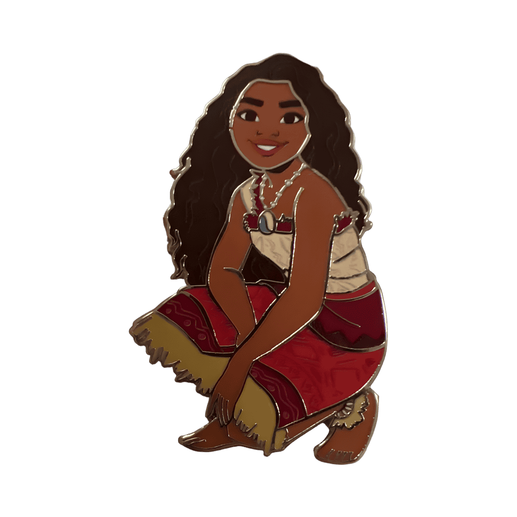 Moana Crouching Disney pin