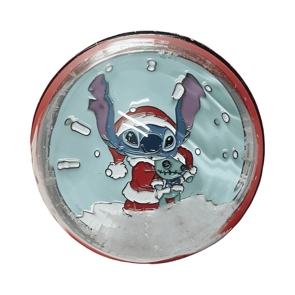 Stitch Christmas Snow Globe Disney pin