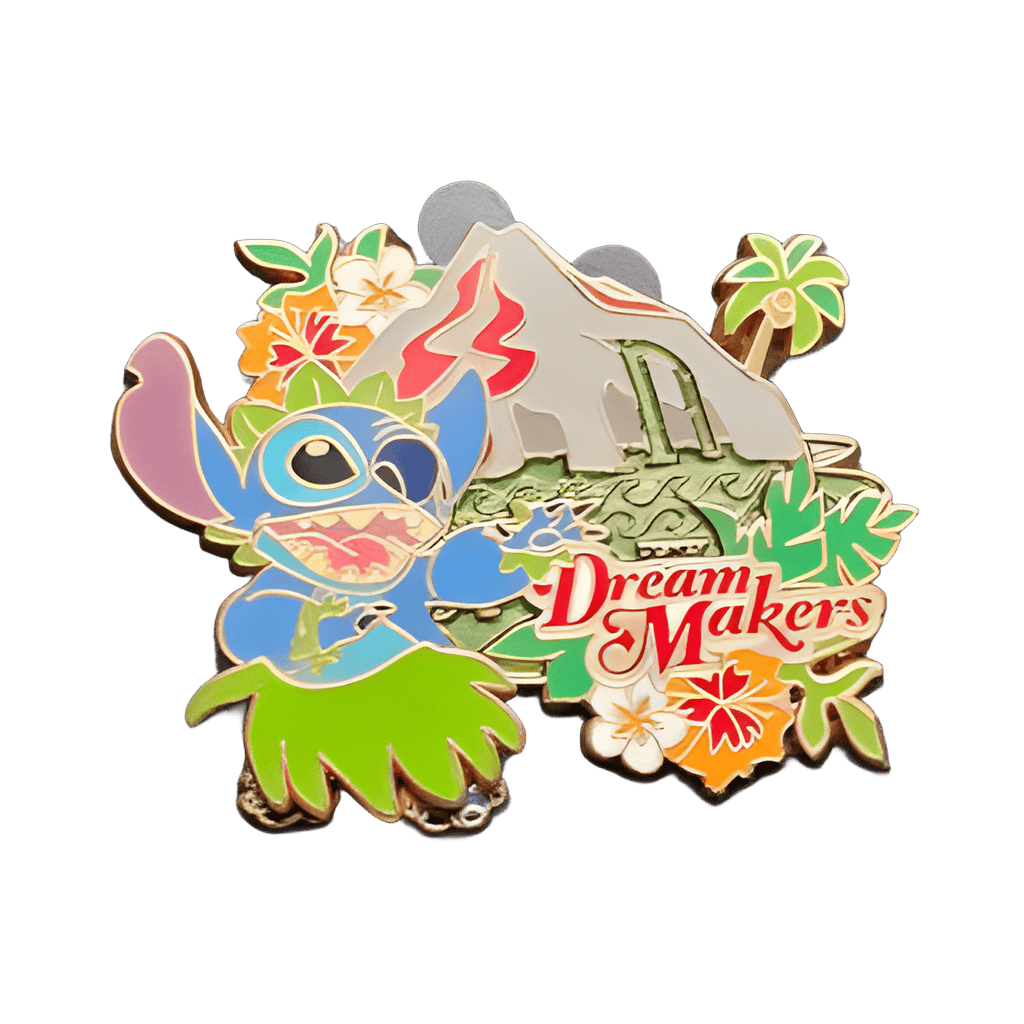 Stitch at the Polynesian Resort Disney pin