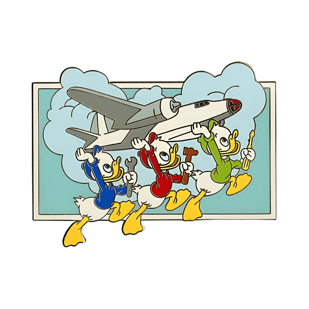 Huey Dewey and Louie Disney pin
