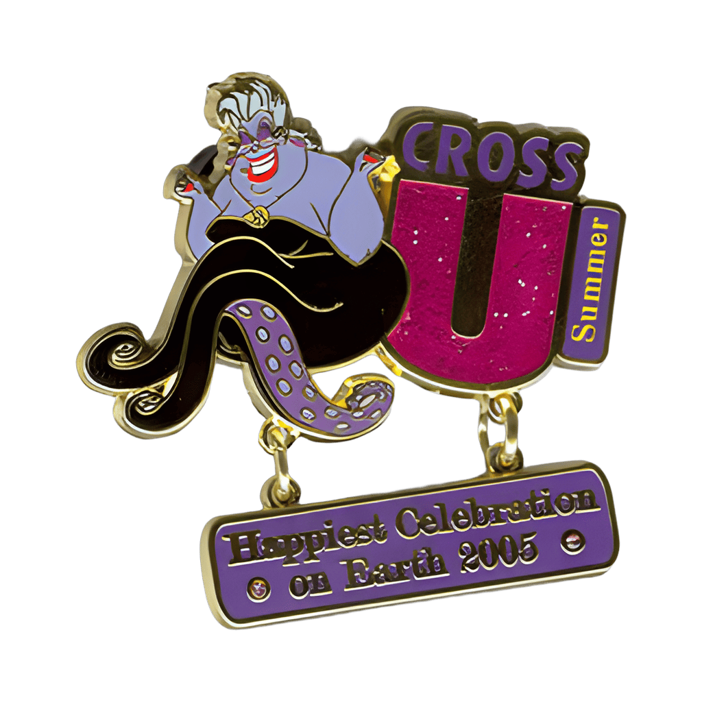 Ursula Cross U Disney pin