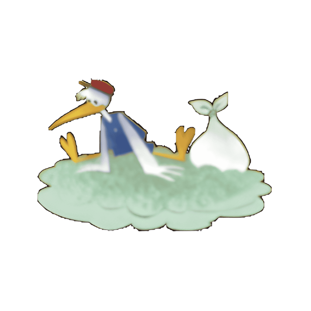 Dumbo Map Set - Mr. Stork and Baby Dumbo Disney pin