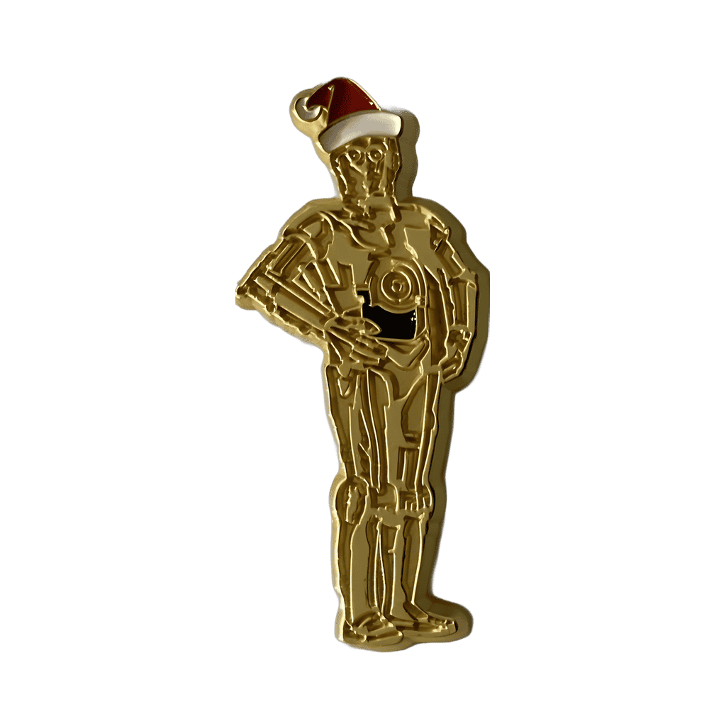 C3P0 with Santa Hat Disney pin