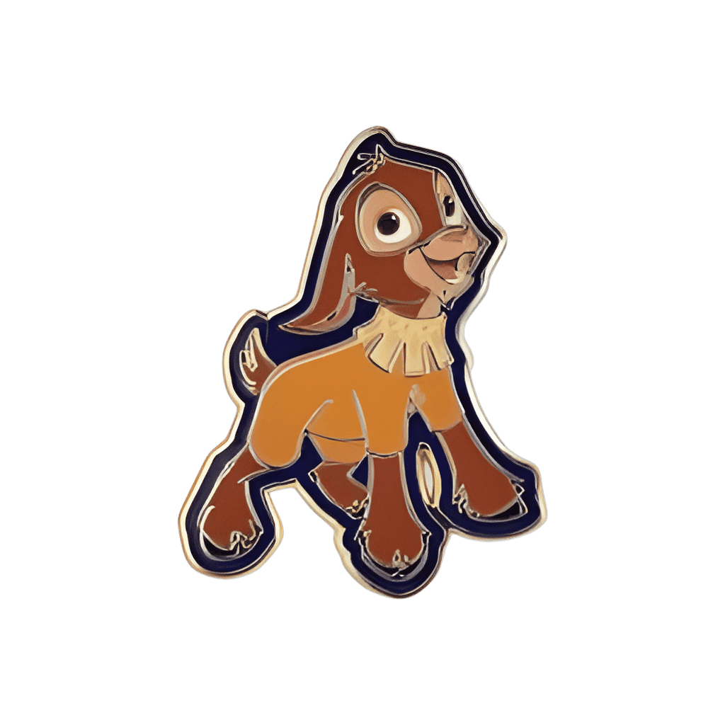 Valentino solo portrait Disney pin